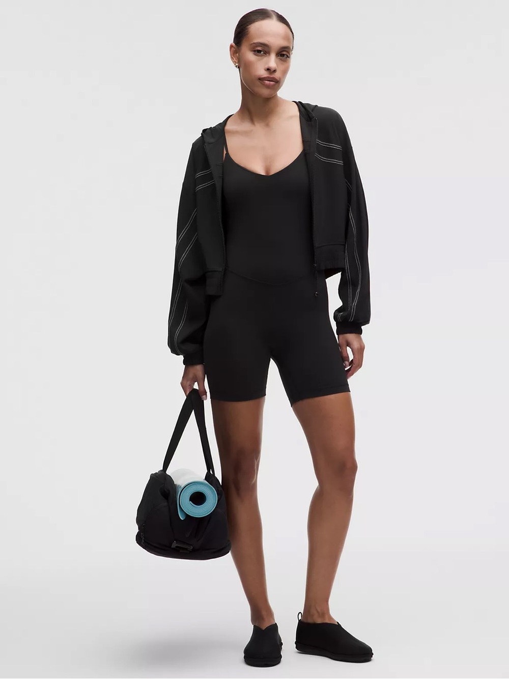 lululemon athletica Black High-Rise Bike Shorts